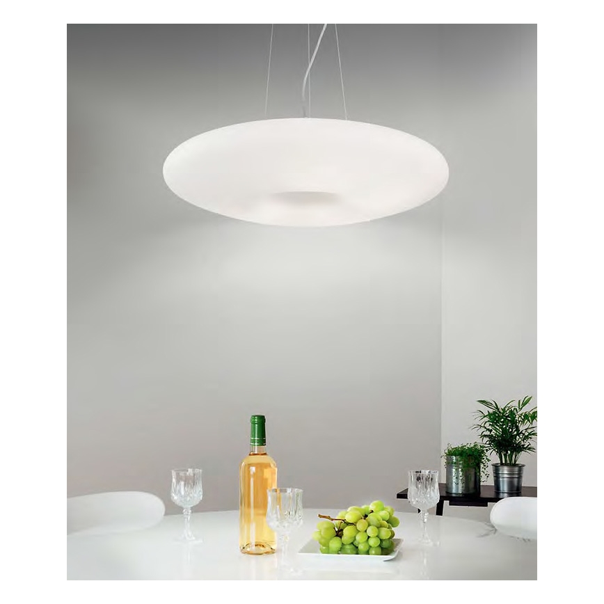 Ideal Lux - riippuvalaisin kaapelilla GLORY 3xE27/60W/230V halkaisija 50 cm valkoinen