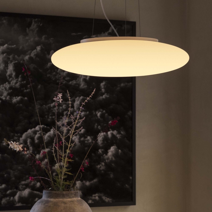 Ideal Lux - riippuvalaisin kaapelilla SMARTIES 5xE27/42W/230V halkaisija 60 cm valkoinen