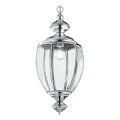 Ideal Lux - Riippuvalaisin ketjulla 1xE27/60W/230V Ø 25 cm, kiiltävä kromi