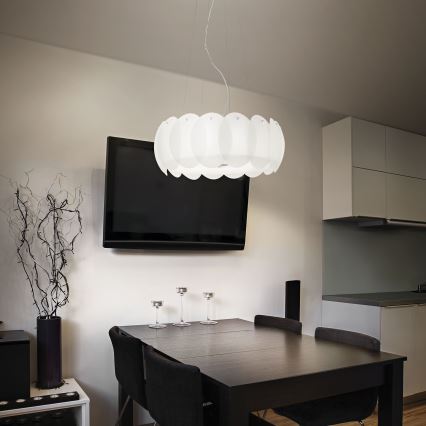 Ideal Lux - Riippuvalaisin vaijerilla 5xE27/60W/230V