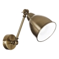 Ideal Lux - Seinävalaisin 1xE27/42W/230V pronssinvärinen