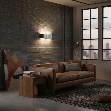 Ideal Lux - Seinävalaisin 2xE27/60W/230V