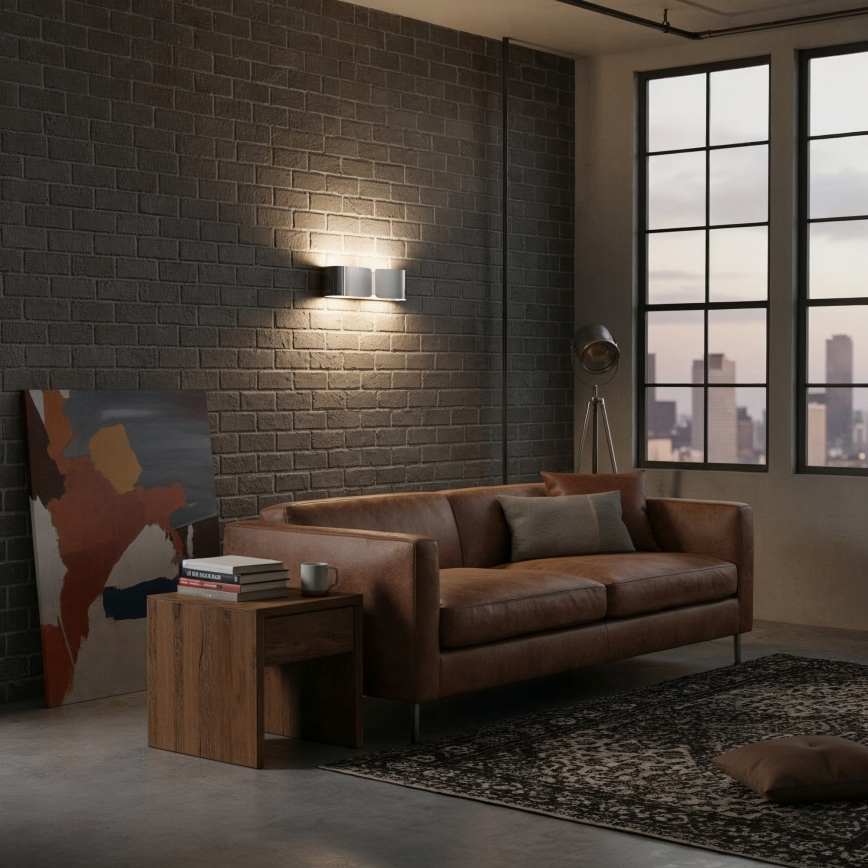 Ideal Lux - Seinävalaisin 2xE27/60W/230V