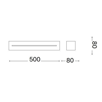 Ideal Lux - Seinävalaisin 3xE14/40W/230V mattakromi