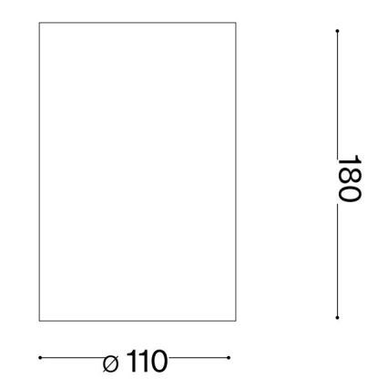 Ideal Lux - Seinävalaisin FLASH 1xG9/40W/230V valkoinen