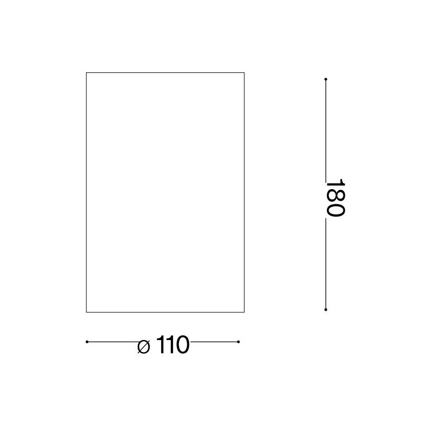 Ideal Lux - Seinävalaisin FLASH 1xG9/40W/230V valkoinen