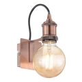 Ideal Lux - Seinävalaisin FRIDA 1xE27/60W/230V kupari