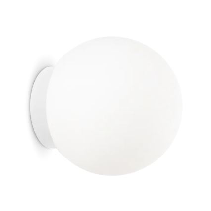 Ideal Lux - Seinävalaisin MAPA 1xE27/42W/230V Ø 20 cm valkoinen