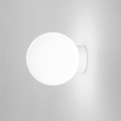 Ideal Lux - Seinävalaisin MAPA 1xE27/42W/230V Ø 20 cm valkoinen