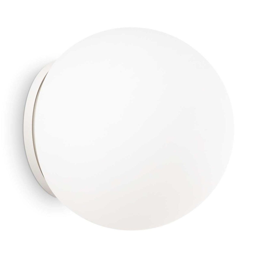 Ideal Lux - Seinävalaisin MAPA 1xE27/42W/230V Ø 30 cm valkoinen