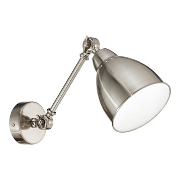 Ideal Lux - Seinävalaisin NEWTON 1xE27/42W/230V kiiltävä kromi