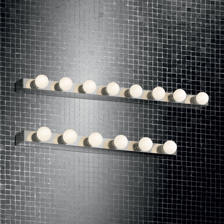 Ideal Lux - Seinävalaisin PRIVE 6xE14/40W/230V kiiltävä kromi