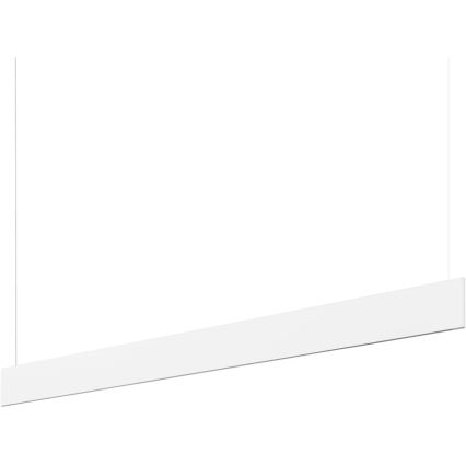 Ideal Lux - STEEL LED, LED-riippuvalaisin vaijerilla 24W/230V 3000K CRI 90 120 cm, valkoinen