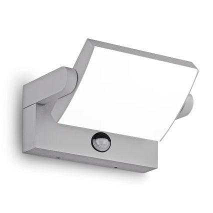 Ideal Lux - SWIPE LED ulkoseinävalaisin anturilla 21W/230V CRI 90 IP54 harmaa