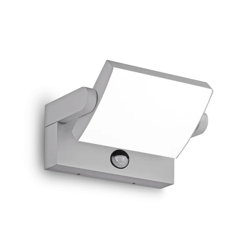 Ideal Lux - SWIPE LED ulkoseinävalaisin anturilla 21W/230V CRI 90 IP54 harmaa