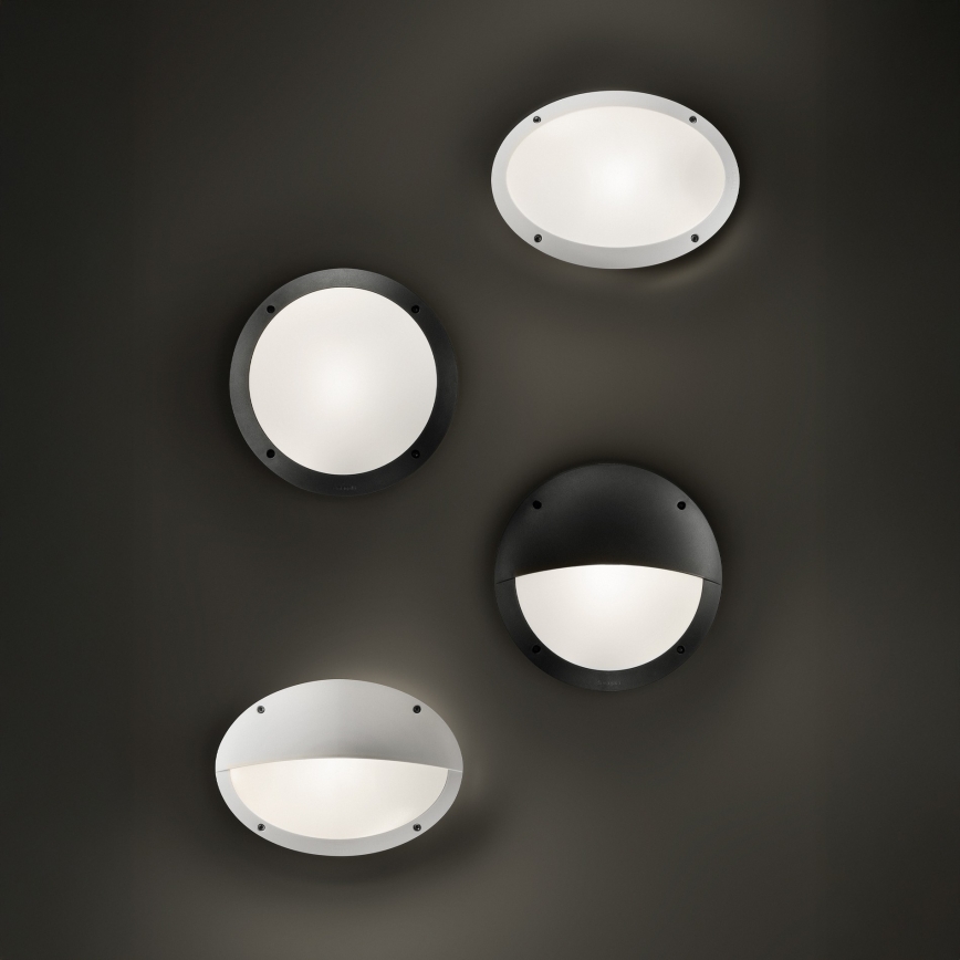 Ideal Lux - Työvalo 1xE27/23W/230V IP66 musta