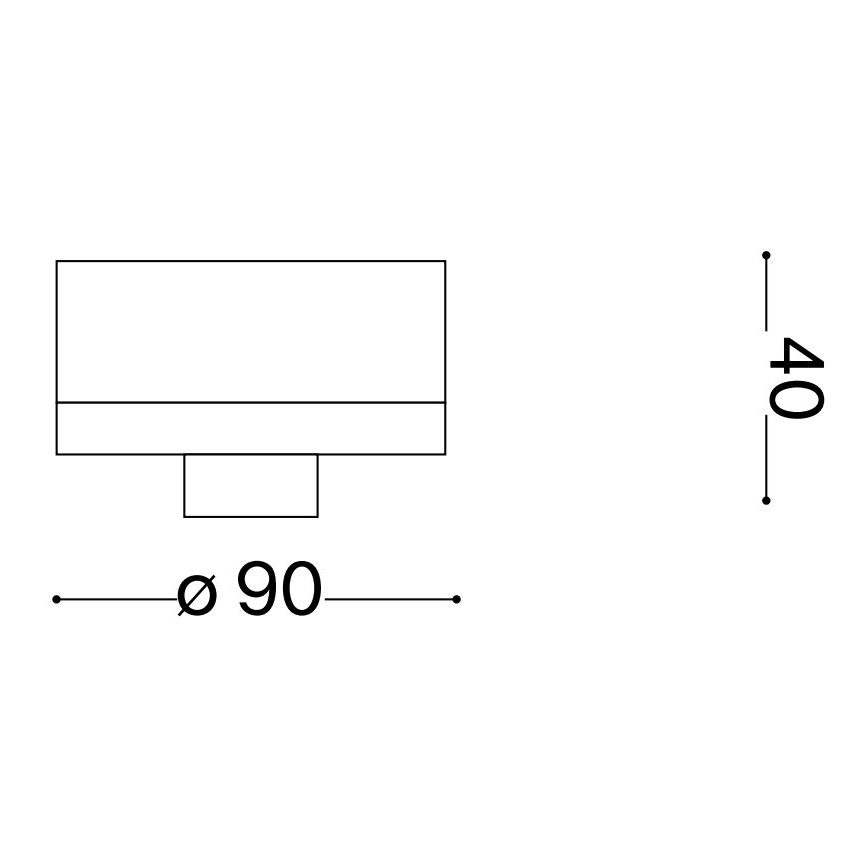 Ideal Lux - Ulkokattovalaisin CLIO 1xE27/42W/230V IP44 musta