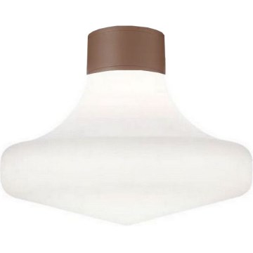 Ideal Lux - Ulkokäyttöön tarkoitettu kattovalaisin CLIO 1xE27/42W/230V IP44, ruskea