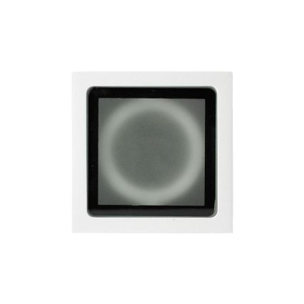 Ideal Lux - Ulkokohdevalaisin TECHO 1xGU10/20W/230V 15x15 cm IP54 valkoinen