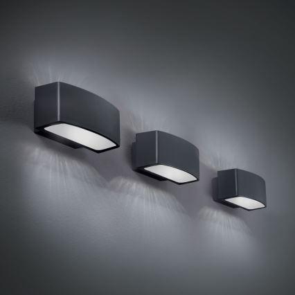 Ideal Lux - Ulkoseinävalaisin ANDROMEDA 1xE27/60W/230V IP55 antrasiitti