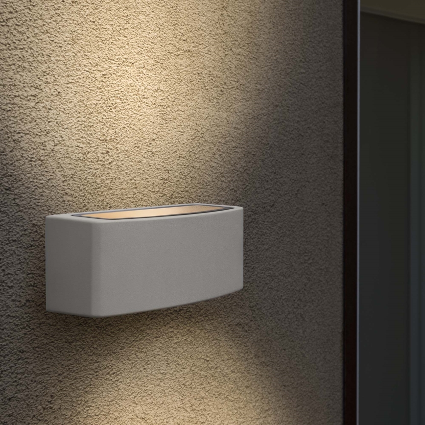 Ideal Lux - Ulkoseinävalaisin ANDROMEDA 1xE27/60W/230V IP55 harmaa