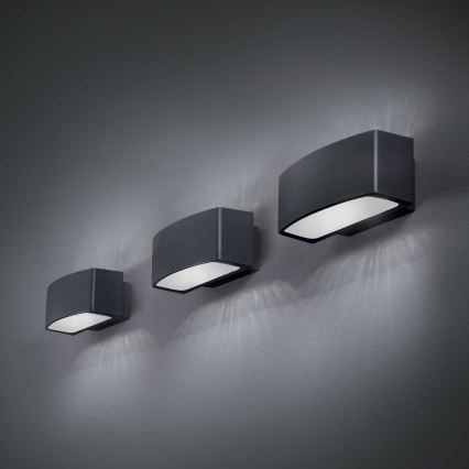 Ideal Lux - Ulkoseinävalaisin ANDROMEDA 1xE27/60W/230V IP55 musta