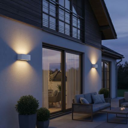 Ideal Lux - Ulkoseinävalaisin ANDROMEDA 1xE27/60W/230V IP55 valkoinen