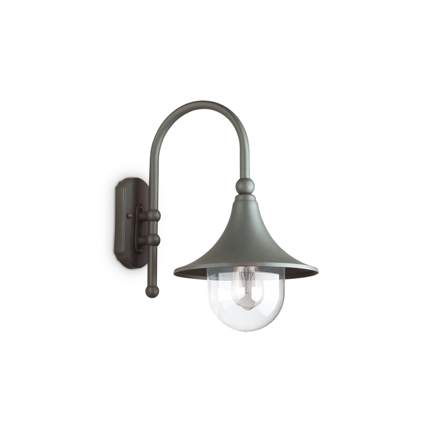 Ideal Lux - Ulkoseinävalaisin CIMA 1xE27/52W/230V IP43 antrasiitti