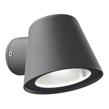 Ideal Lux - Ulkoseinävalaisin GAS 1xGU10/28W/230V IP43 antrasiitti