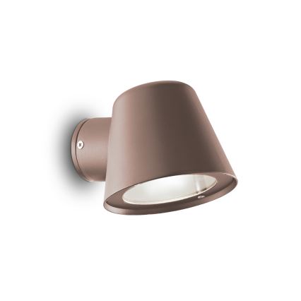Ideal Lux - Ulkoseinävalaisin GAS 1xGU10/28W/230V IP43 ruskea