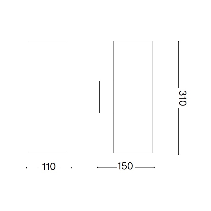 Ideal Lux - Ulkoseinävalaisin GUN 1xE27/60W/230V 31 cm IP54 ruskea