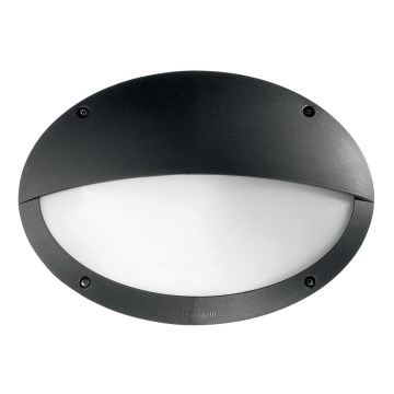 Ideal Lux - Ulkoseinävalaisin POLAR 1xE27/23W/230V IP66 musta