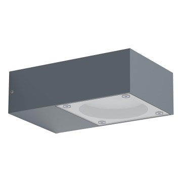 Ideal Lux - Ulkoseinävalaisin SIRIO 1xGX53/9W/230V IP65 antrasiitti