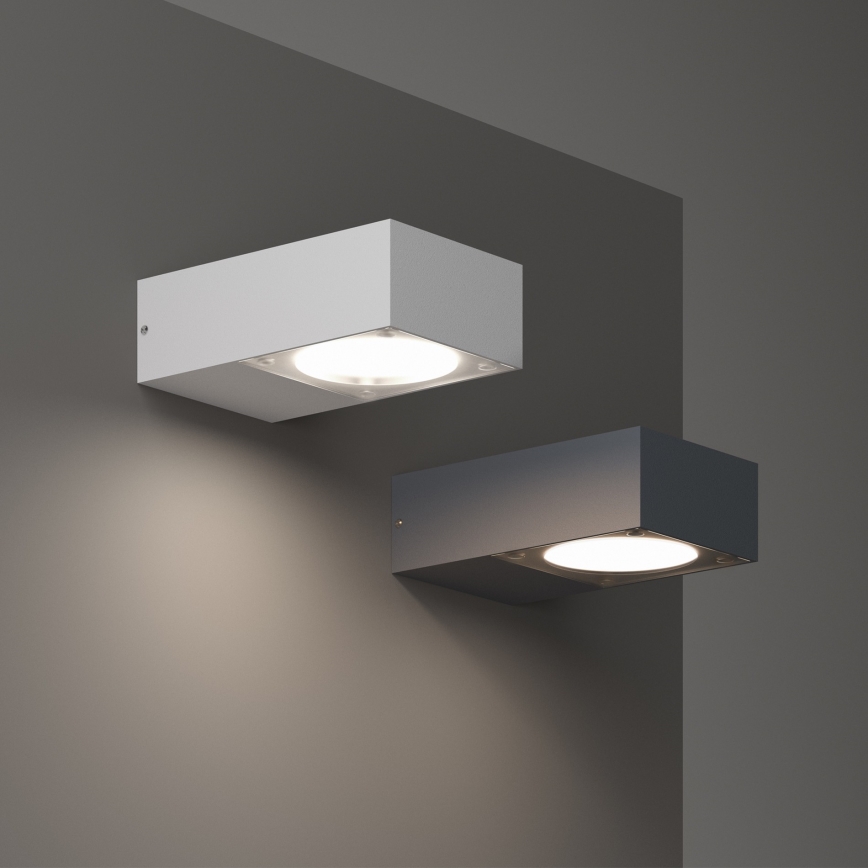Ideal Lux - Ulkoseinävalaisin SIRIO 1xGX53/9W/230V IP65 antrasiitti