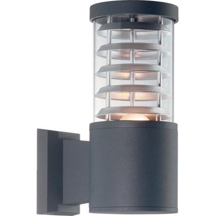 Ideal Lux - Ulkoseinävalaisin TRONCO 1xE27/42W/230V IP44 antrasiitti