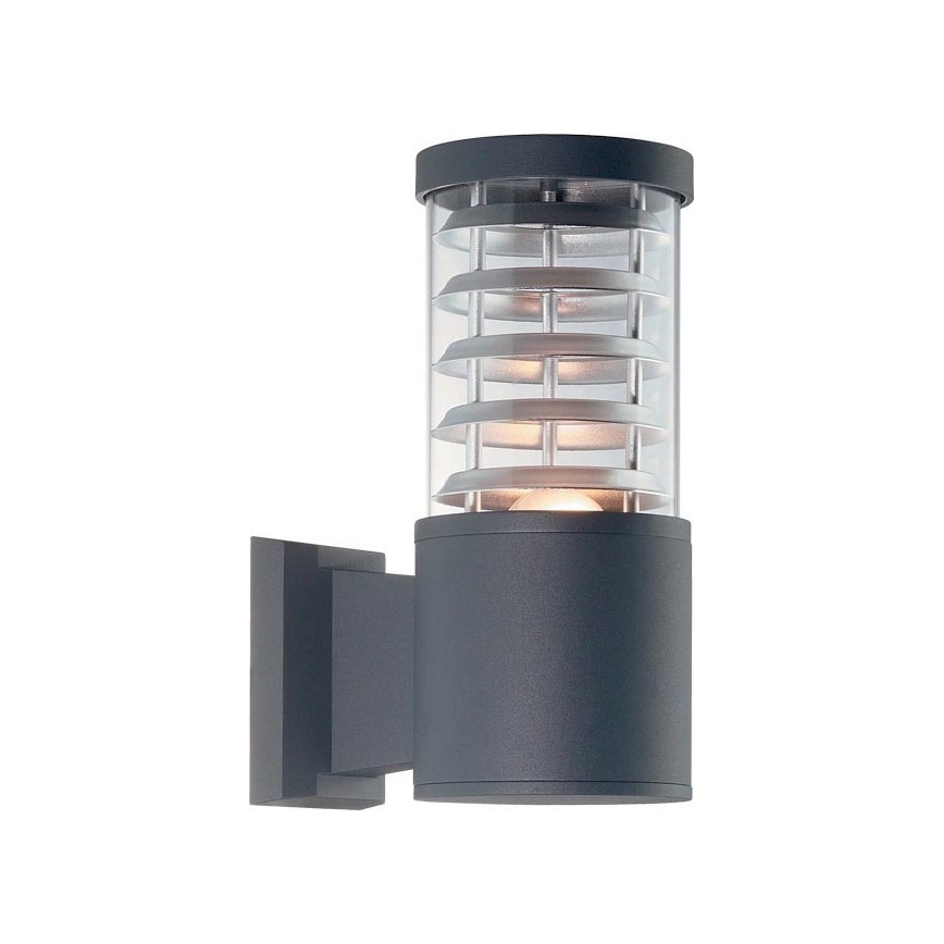 Ideal Lux - Ulkoseinävalaisin TRONCO 1xE27/42W/230V IP44 antrasiitti