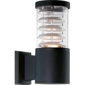Ideal Lux - Ulkoseinävalaisin TRONCO 1xE27/42W/230V IP44 musta