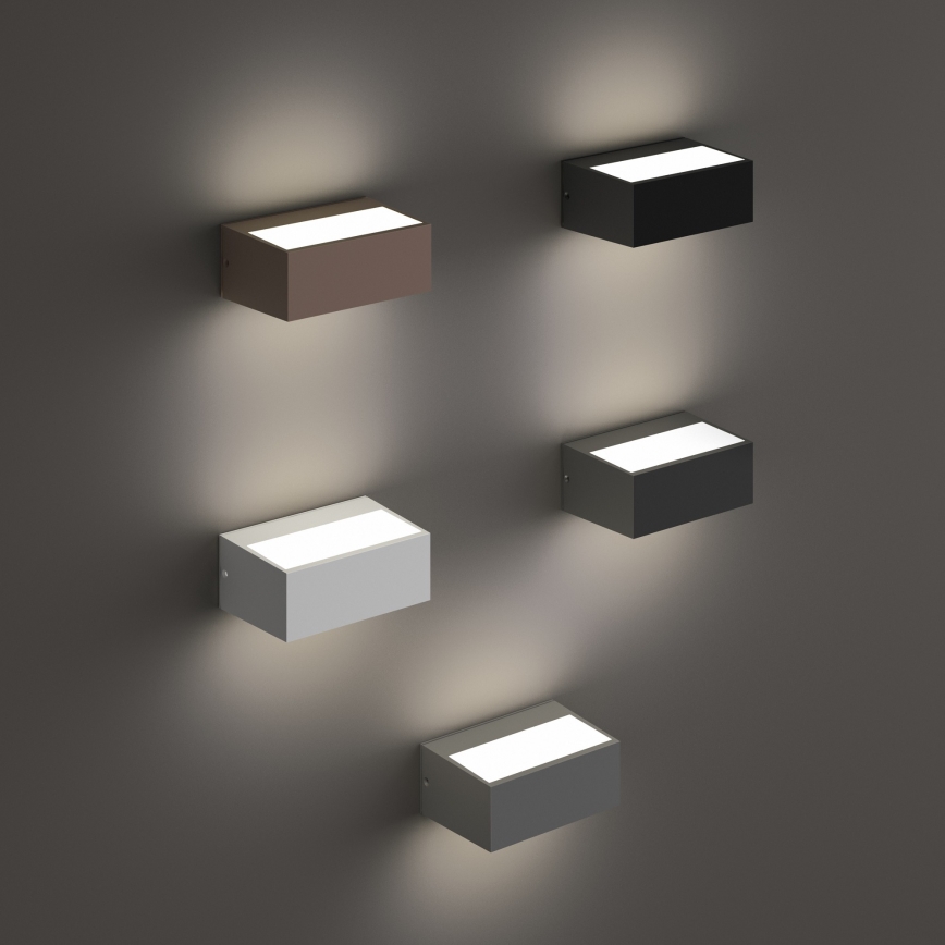 Ideal Lux - Ulkoseinävalaisin TWIN 1xG9/28W/230V IP44 ruskea