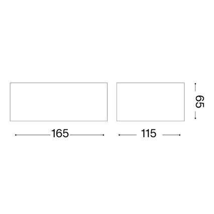 Ideal Lux - Ulkoseinävalaisin TWIN 1xG9/28W/230V IP44 ruskea
