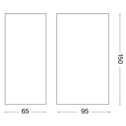 Ideal Lux - Ulkoseinävalaisin UP 2xG9/15W/230V IP44 ruskea