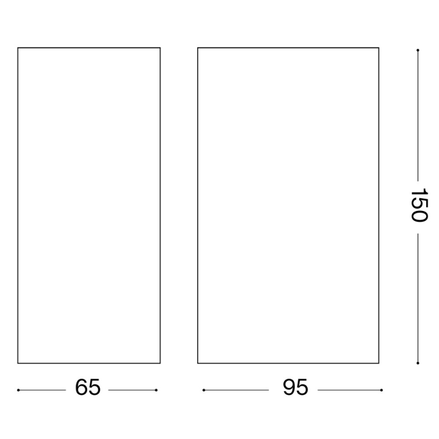 Ideal Lux - Ulkoseinävalaisin UP 2xG9/15W/230V IP44 ruskea