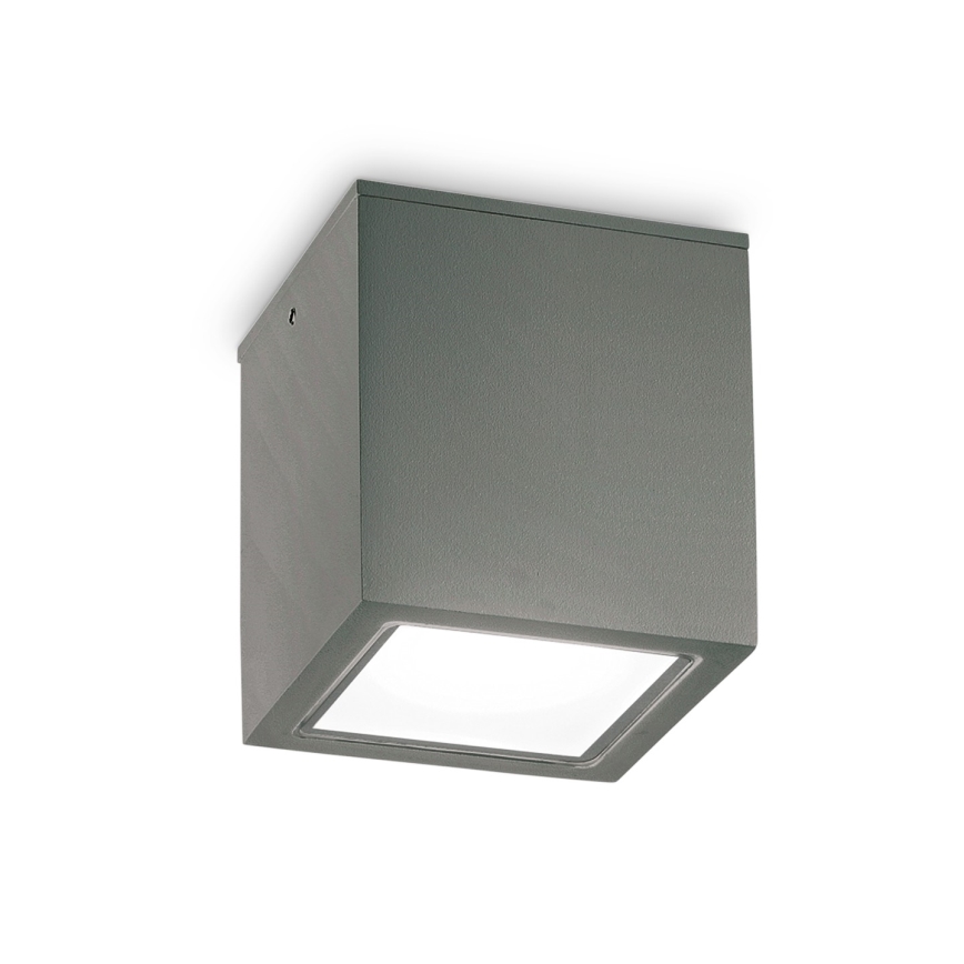 Ideal Lux - Ulkospotti TECHO 1xGU10/20W/230V 9x9 cm IP54 antrasiitti