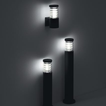 Ideal Lux - Ulkovalaisin 1xE27/42W/230V 80 cm IP44 antrasiitti