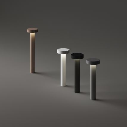 Ideal Lux - Ulkovalaisin 4xG9/15W/230V 60 cm IP44 ruskea