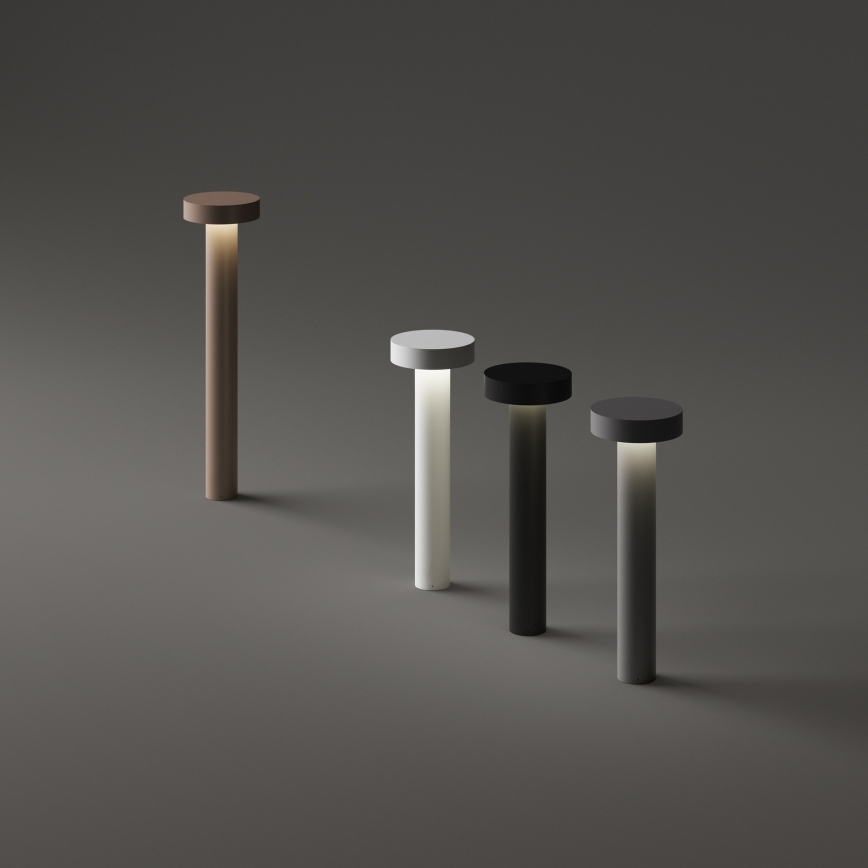 Ideal Lux - Ulkovalaisin 4xG9/15W/230V 80 cm IP44 ruskea