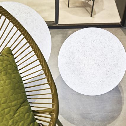 Ideal Lux - Ulkovalaisin DORIS 1xE27/60W/230V, halkaisija 58 cm, IP44, harmaa