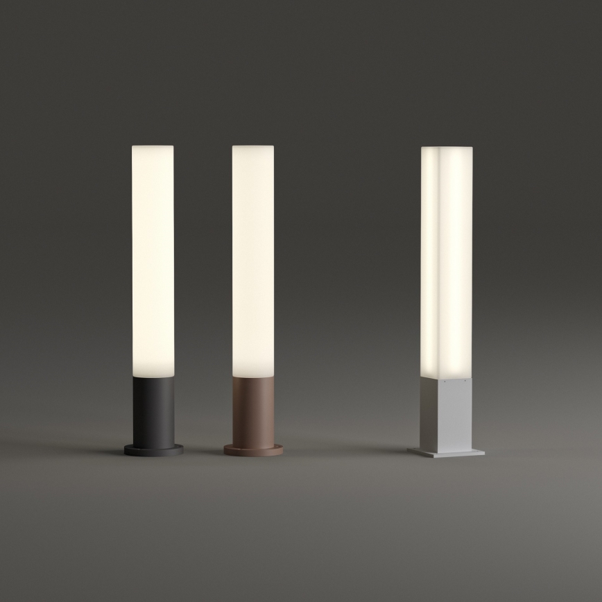 Ideal Lux - Ulkovalaisin EDO OUTDOOR 1xGX53/15W/230V 80 cm IP65 ruskea