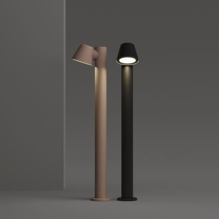 Ideal Lux - Ulkovalaisin GAS 1xGU10/35W/230V 80 cm IP43 ruskea