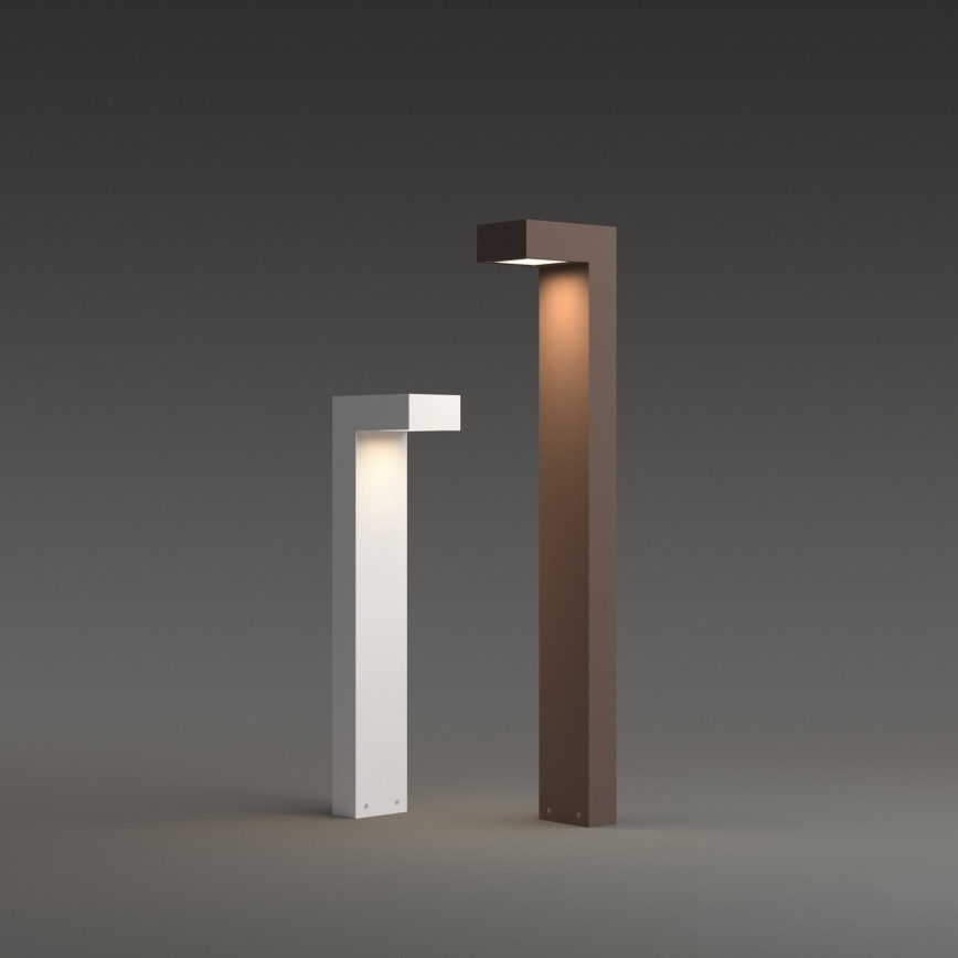 Ideal Lux - Ulkovalaisin SIRIO 1xGX53/9W/230V 80 cm IP65 ruskea