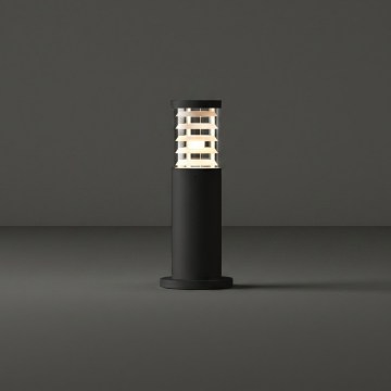 Ideal Lux - Ulkovalaisin TRONCO 1xE27/42W/230V 40 cm IP65 musta